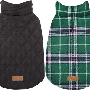 Warm Dog Coat, Reversible Waterproof Winter Dog Jacket Coat -British Sty…